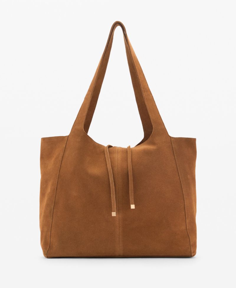 Women's Suede Shopper Bag