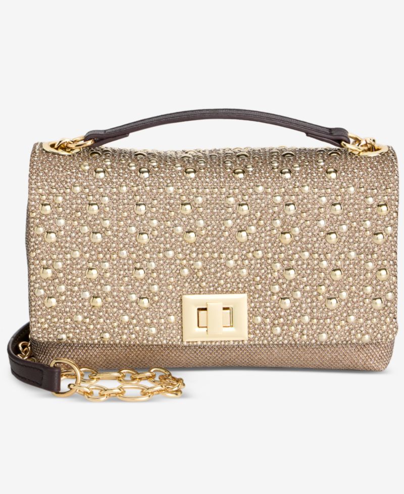I.N.C International Concepts Mini Ajae Bloom Studded Crossbody Bag