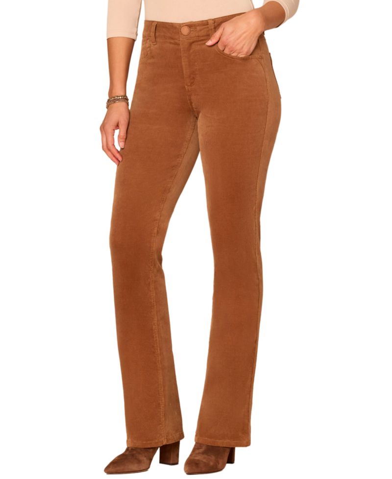 Petite "Ab"solution High-Rise Itty Bitty Boot Corduroy Pants