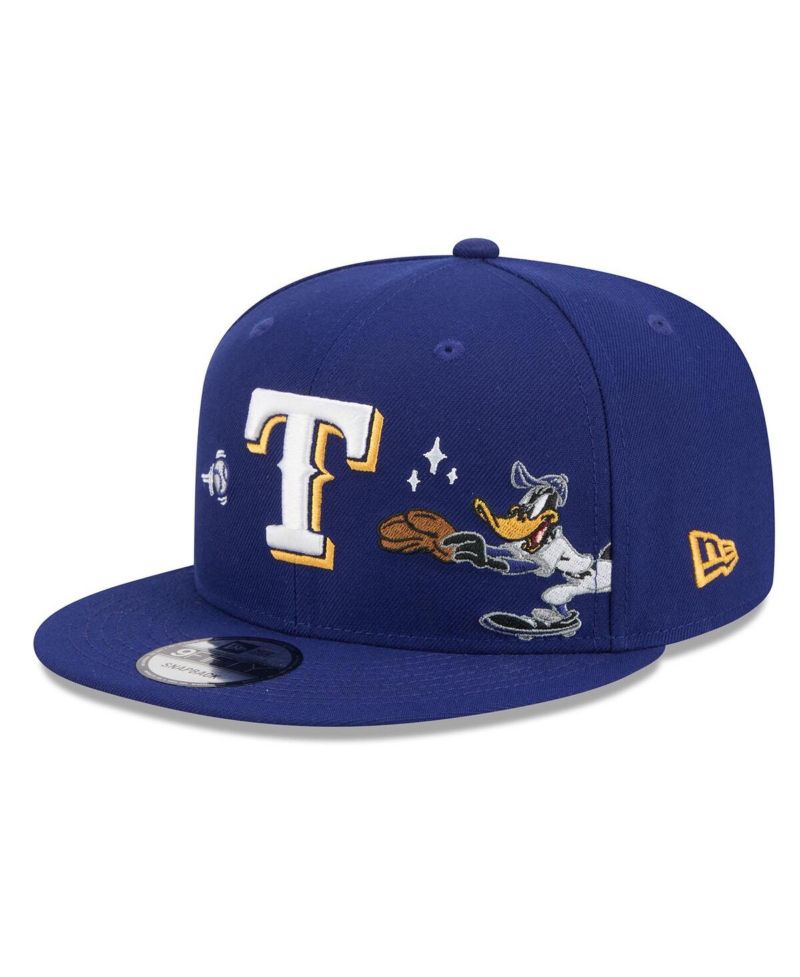 Men's Royal Texas Rangers Looney Tunes Daffy Duck 9FIFTY Snapback Hat