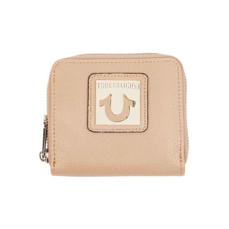 Horseshoe Plaque Mini Zip-Around Wallet
