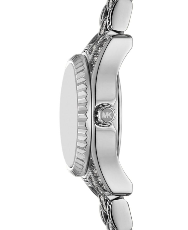 Women's Lexington Three-Hand Silver-Tone Stainless Steel Watch 19mm