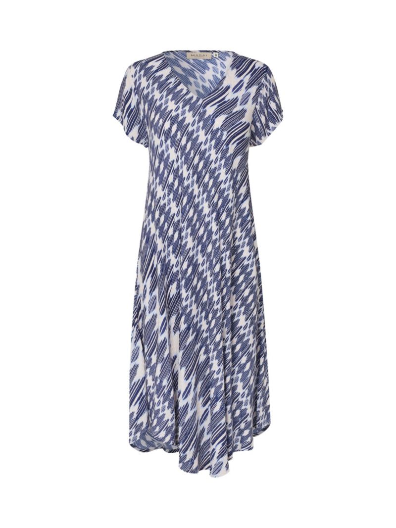 Women's Manebili Silky Drape V-Neck Dress