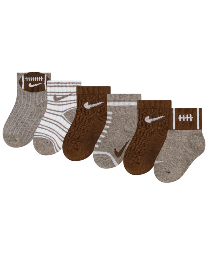 Baby and Toddler Boys 6M-4T Ready Set Grow Socks, 6-Pack