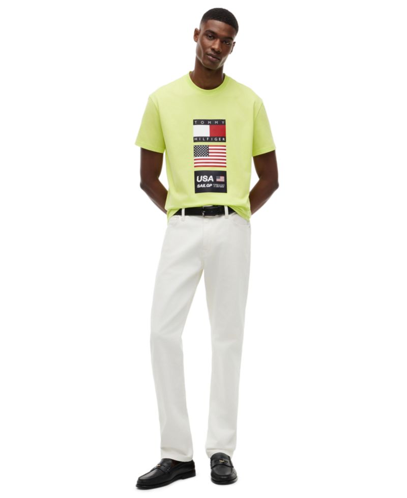 x U.S. SailGP Men's Flag Crewneck T-Shirt