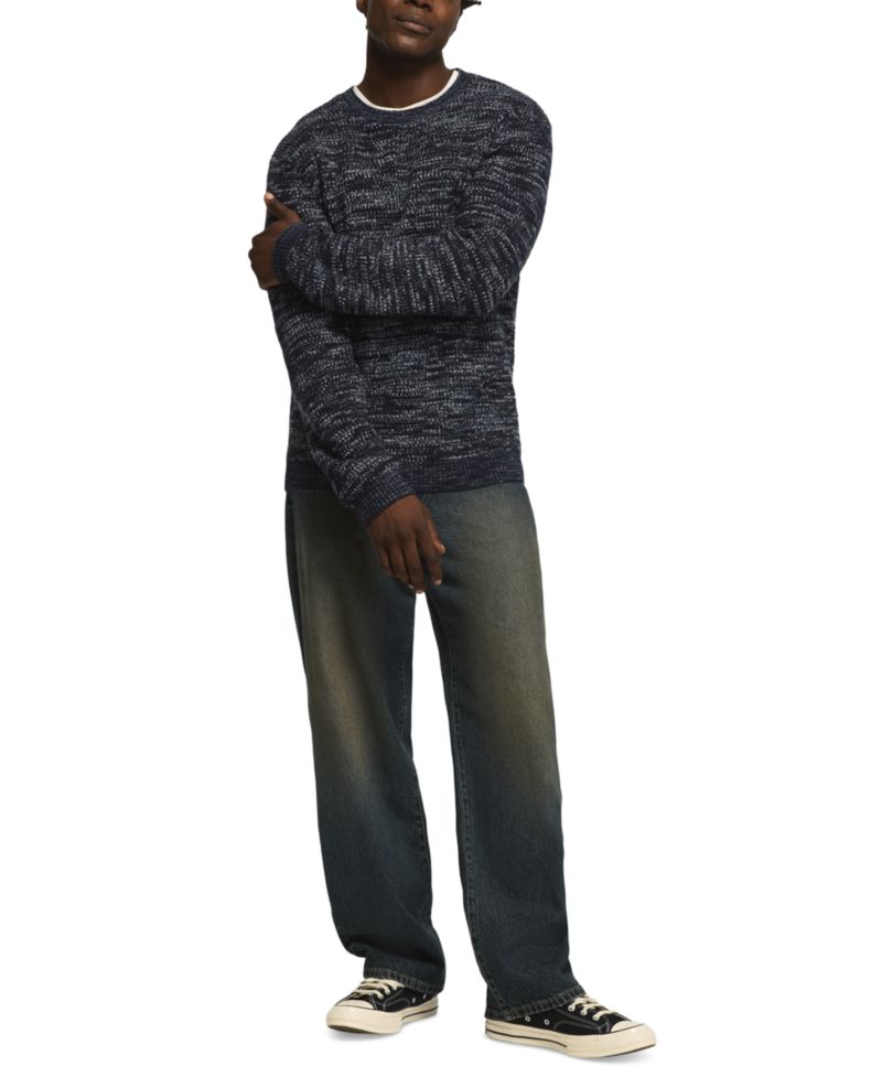 Men's Marled Regular-Fit Crewneck Sweater