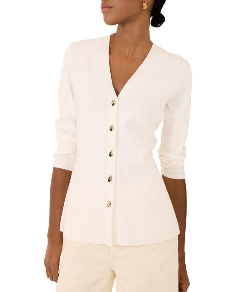 Women's V Neck Longline Cardigan