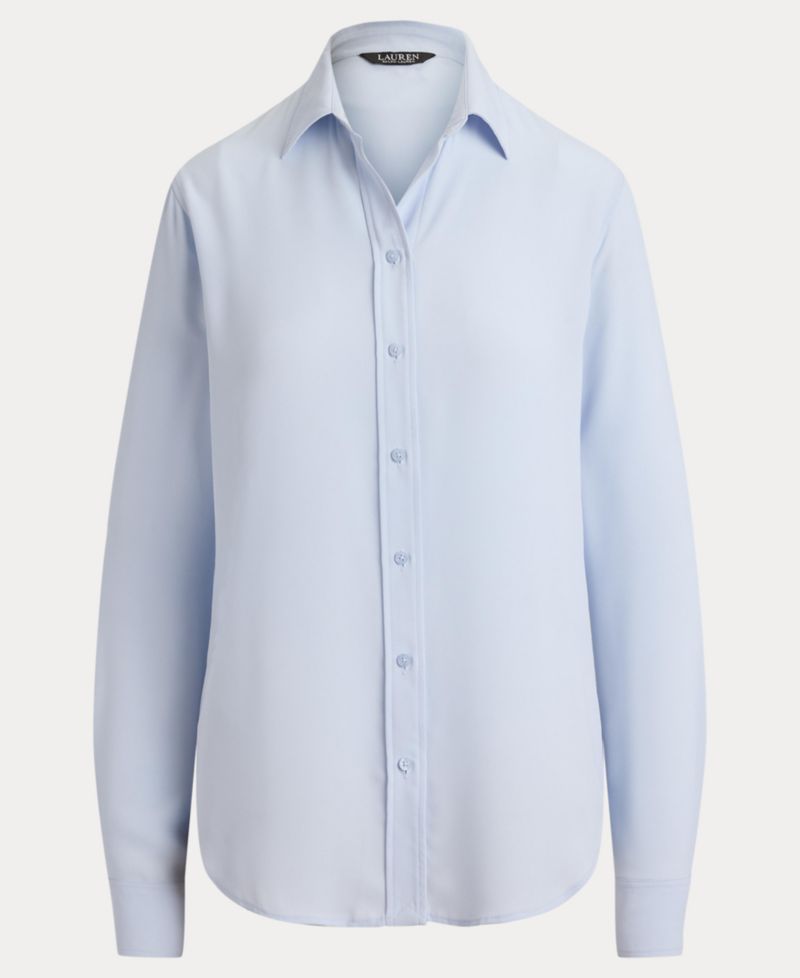 Women's Long-Sleeve Collared Shirt