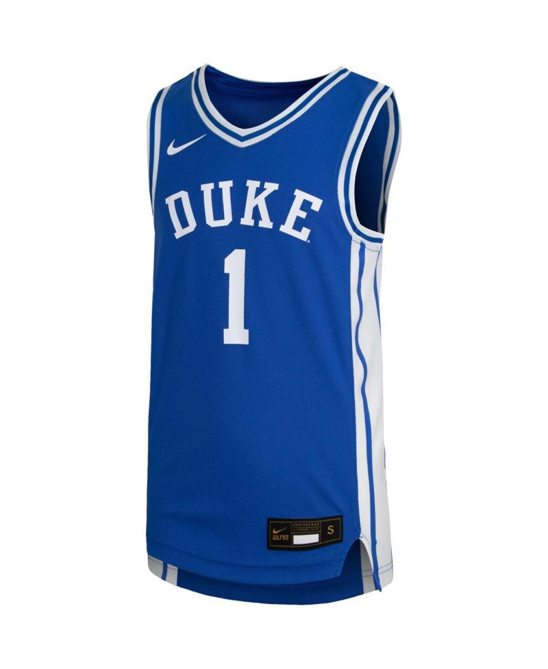 Big Boys and Girls #1 Duke Blue Devils Replica Team Basketball Jersey