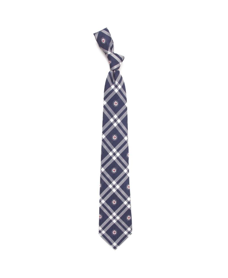 Men's Navy Winnipeg Jets Rhodes Tie