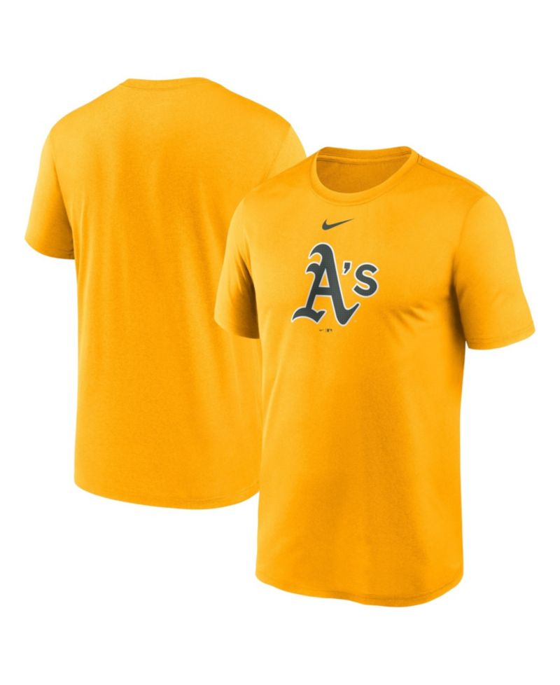 Men's Gold Athletics Legend Fuse Large Logo Dri-FIT T-Shirt
