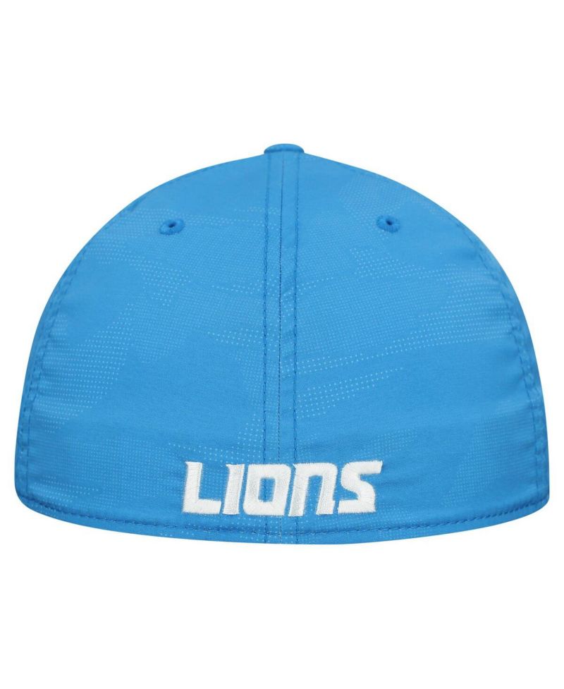 Men's Blue Detroit Lions Tonal Camo 39THIRTY Stretch Fit Hat