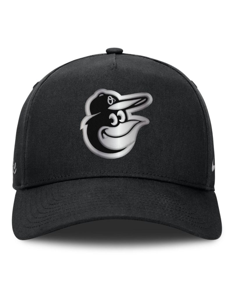 Men's Black Baltimore Orioles Rise Dri-FIT A-Frame Adjustable Hat