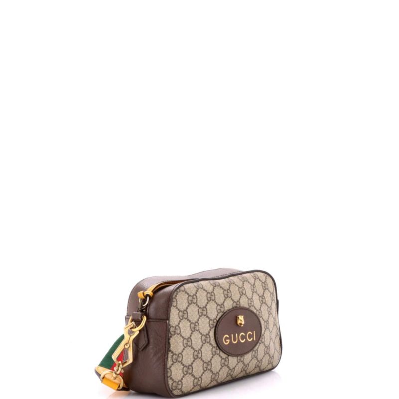 Neo Vintage Camera Messenger Bag GG Coated Canvas