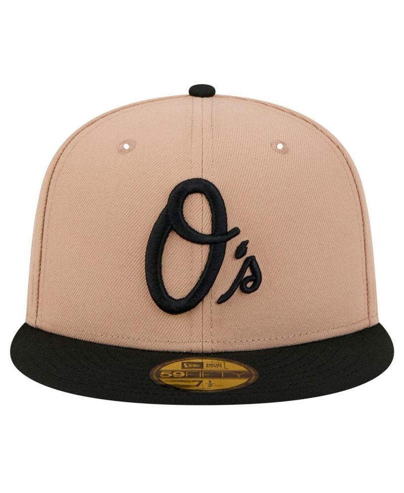 Men's Khaki Baltimore Orioles 59FIFTY Fitted Hat