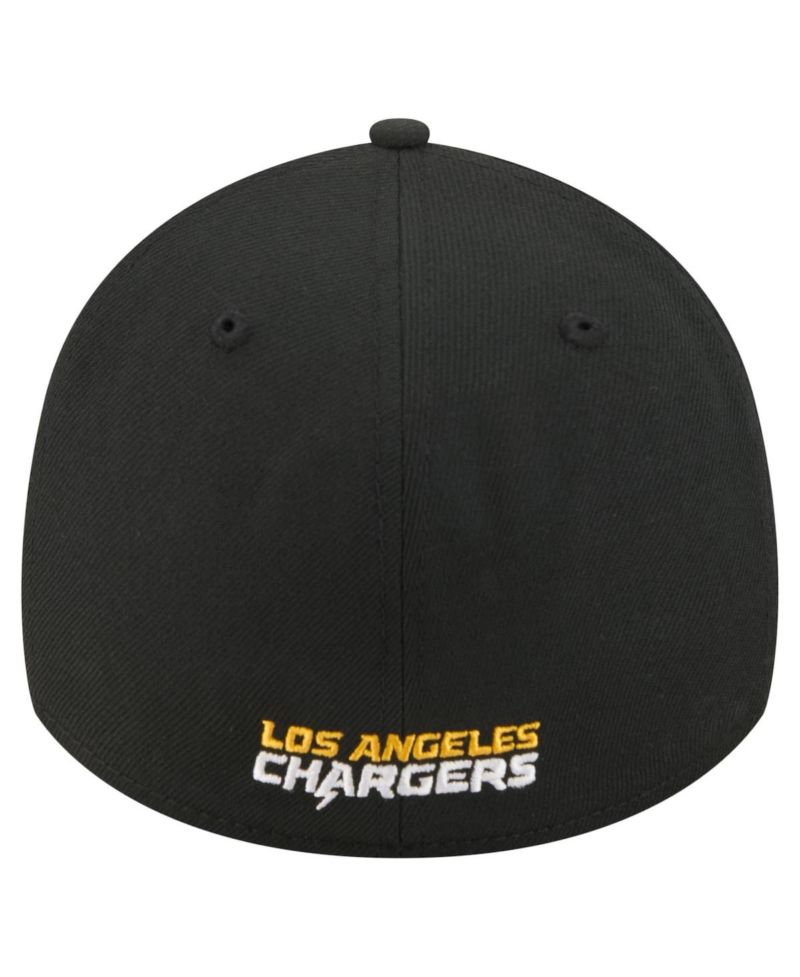 Men's Black Los Angeles Chargers Core Team 39THIRTY Flex Hat