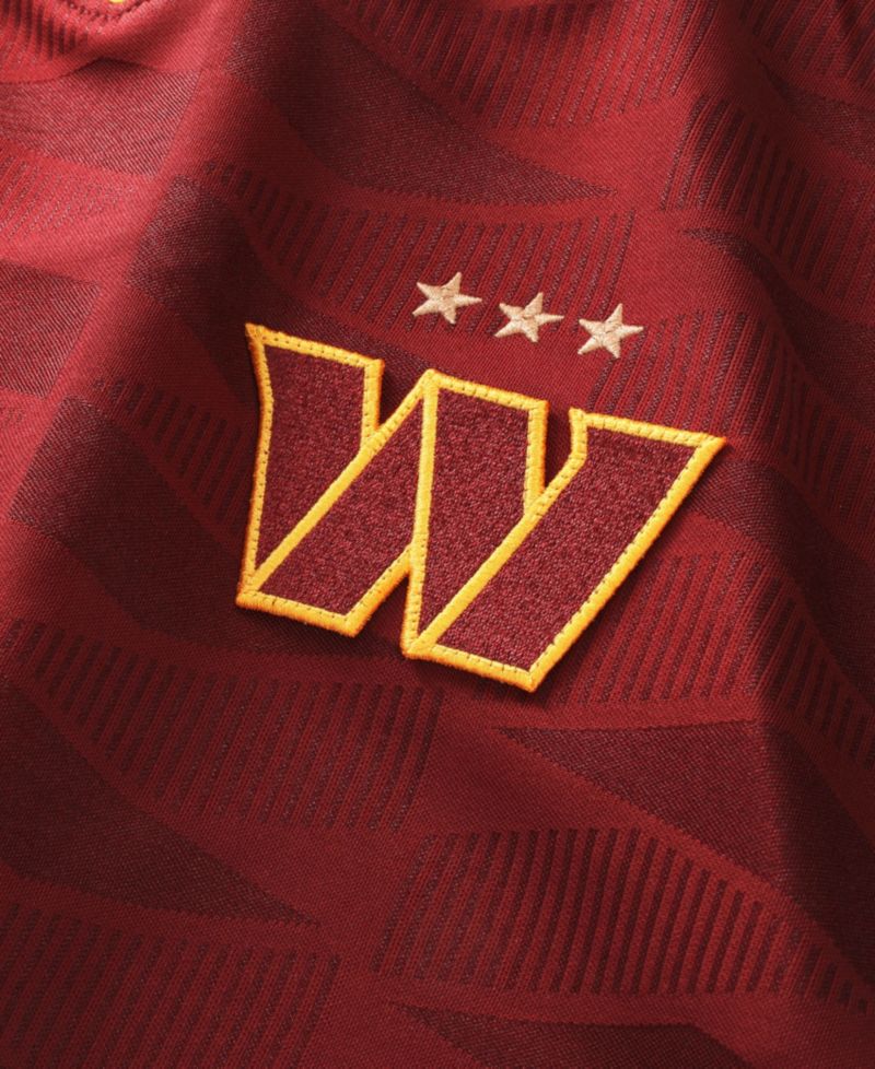 Men's Burgundy Washington Commanders Football x Football Collared Fan Jersey