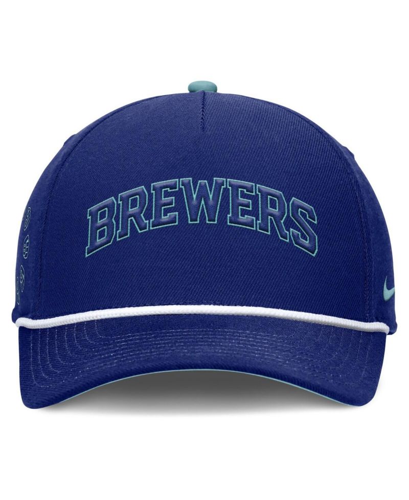 Men's Royal Milwaukee Brewers Father's Day Rise Adjustable Hat