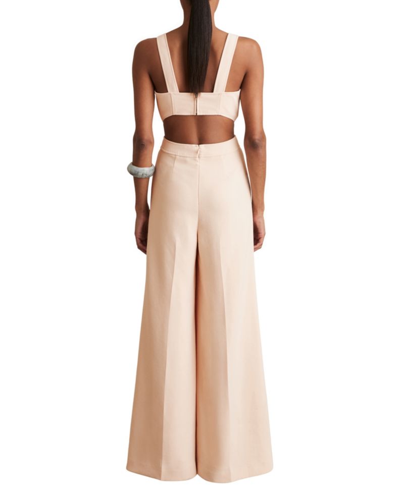 Women's Dion Wide-Leg Cut-Out Sleeveless Jumpsuit
