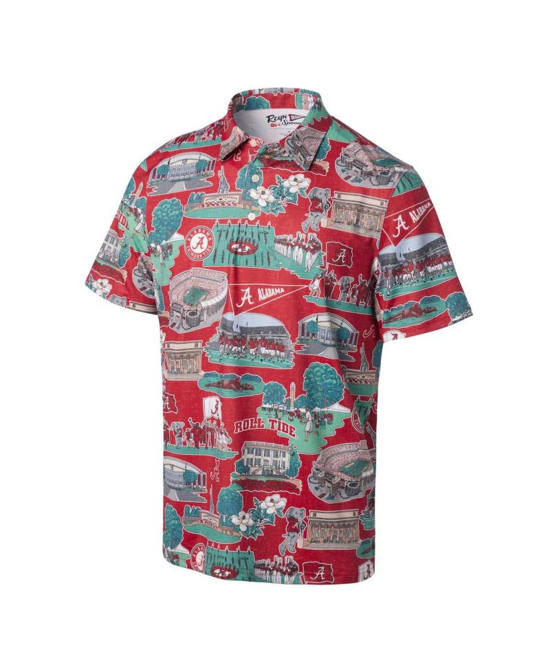 Men's Crimson Alabama Crimson Tide Scenic Polo Shirt
