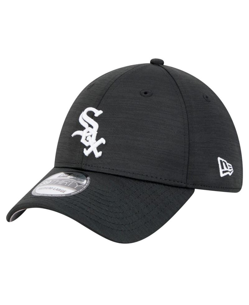 Men's Black Chicago White Sox Tech 39THIRTY Flex Hat