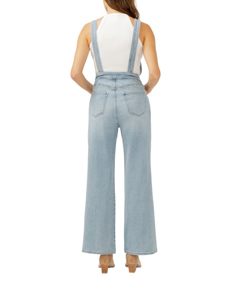 Women's Wide Leg Overall Jeans