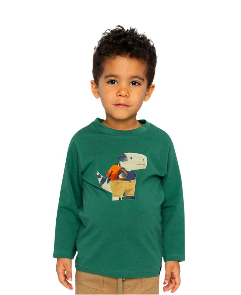 Baby Boy 12M-24 M Long Sleeve Cotton T-Shirt