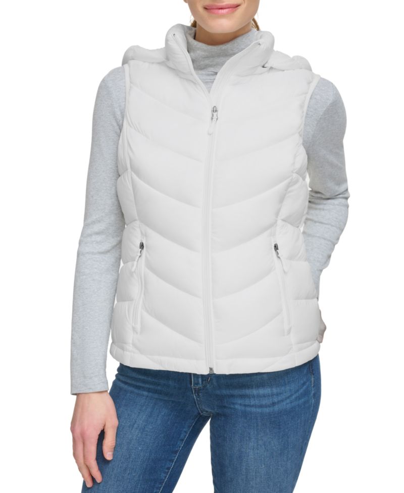 Women's Packable Hooded Puffer Vest