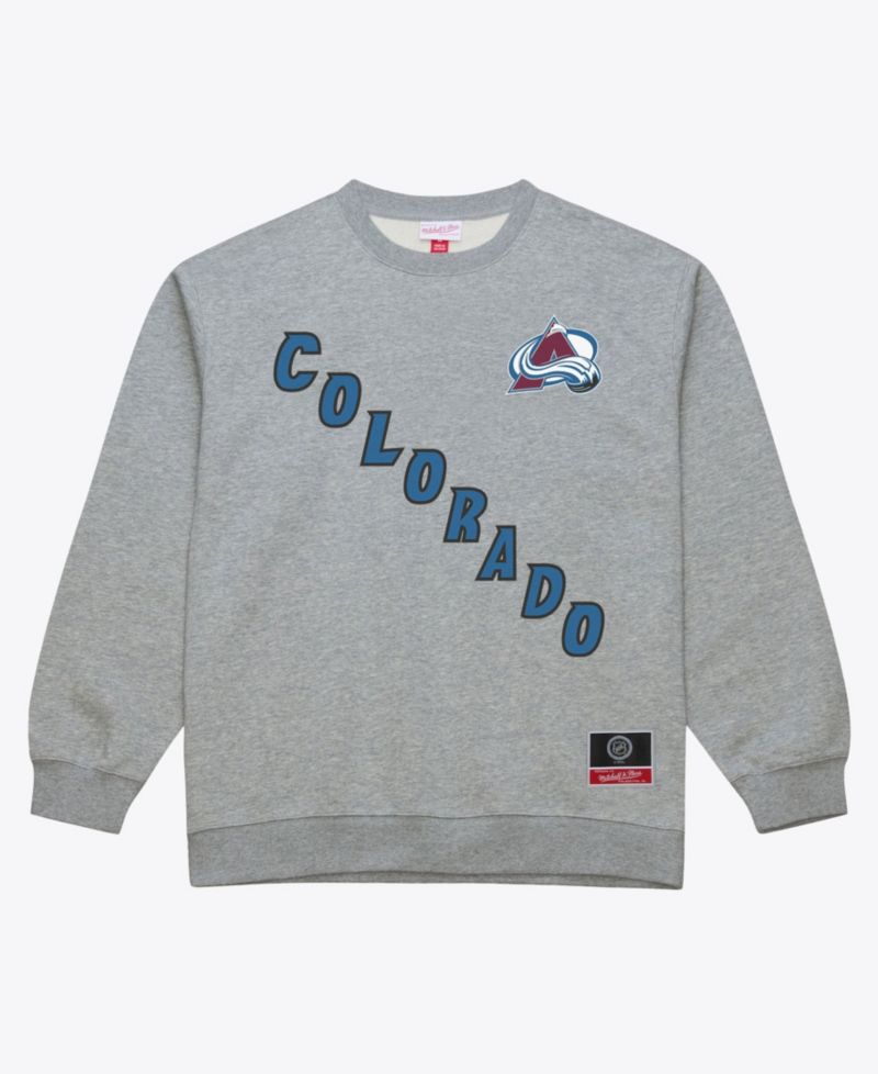 Men's Colorado Avalanche Core Wordmark Crewneck Graphic Sweatshirt