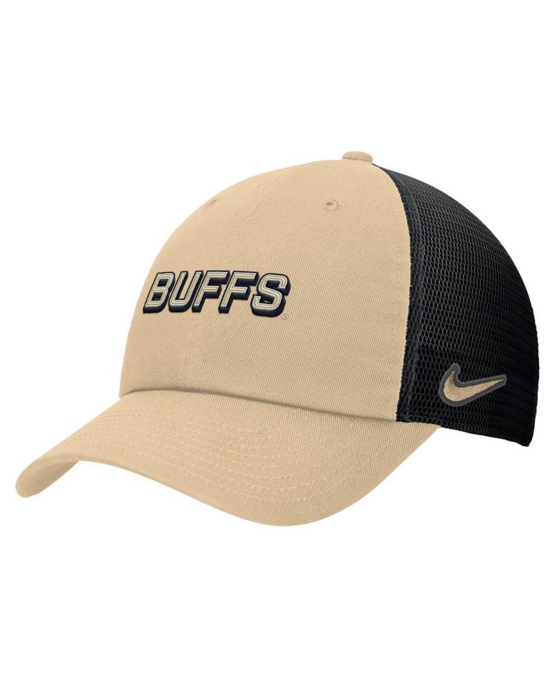 Men's Gold Colorado Buffaloes On-Field Club Adjustable Trucker Hat