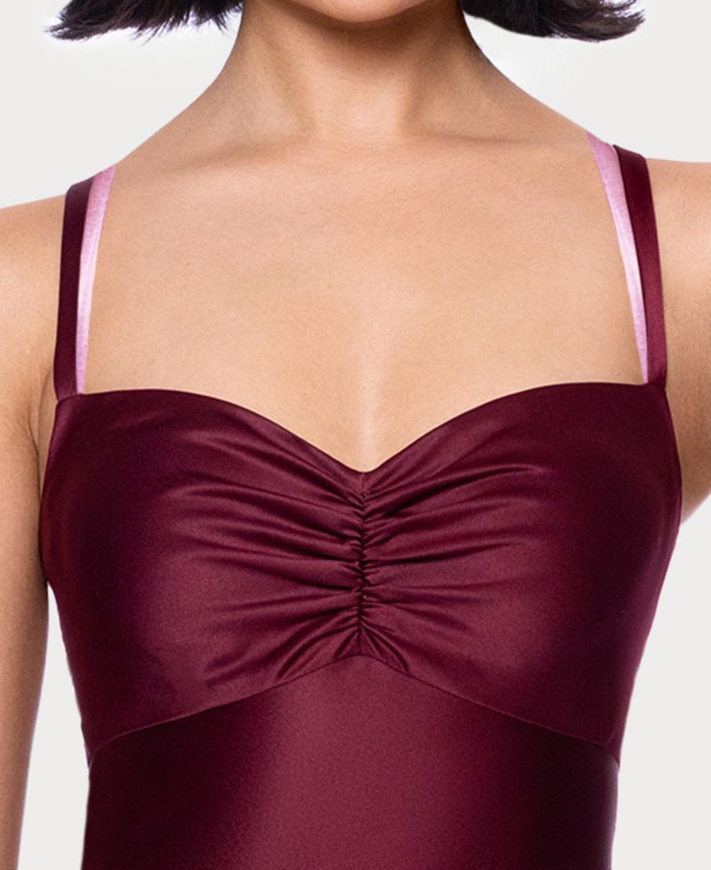 Juniors' Lamour Lace-Up Mini Dress