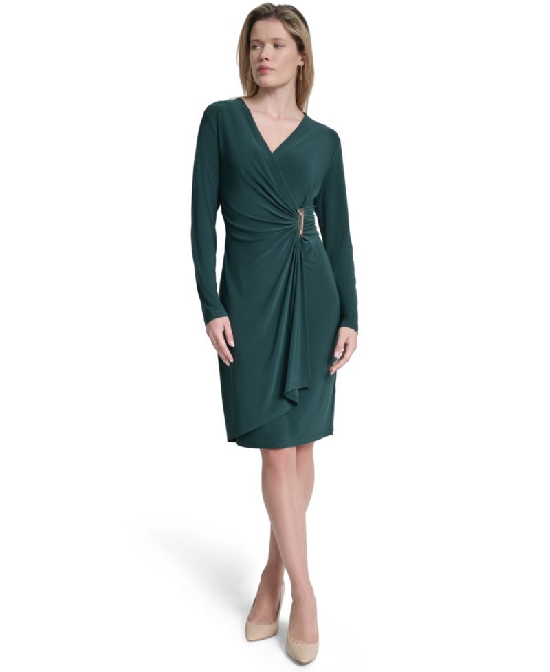 Women's V-Neck Wrap Dress