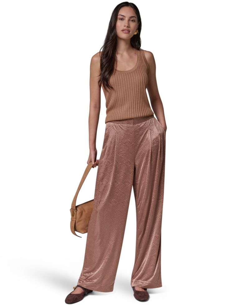 Women's Wide Leg Crinkle Pant