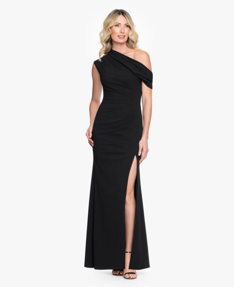 Women's One-Shoulder Draped Ball Gown