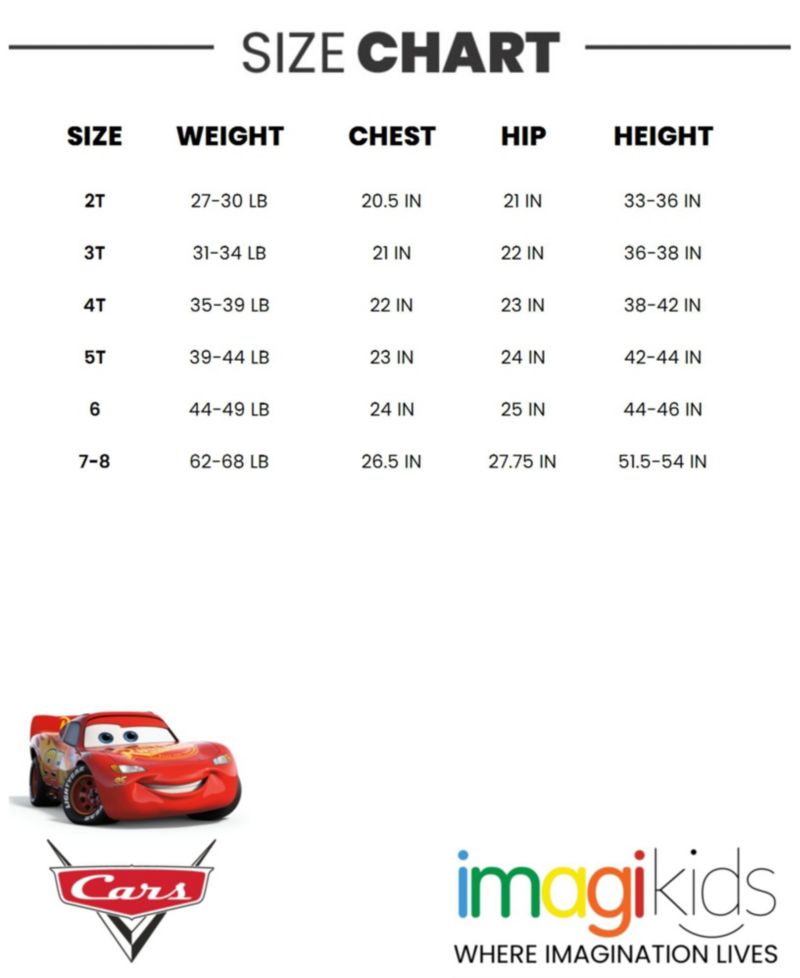 Toddler Boys Pixar Lightning McQueen Zip Up Winter Coat Puffer Jacket