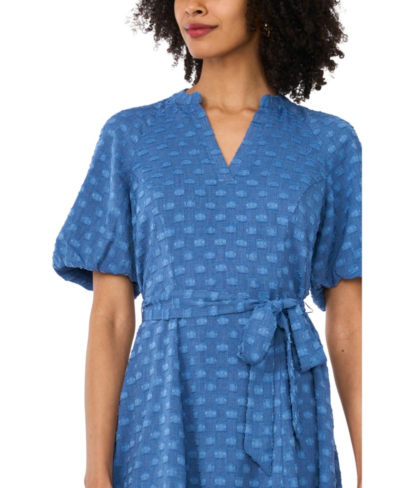 Women's Puff-Sleeve Mini Dress