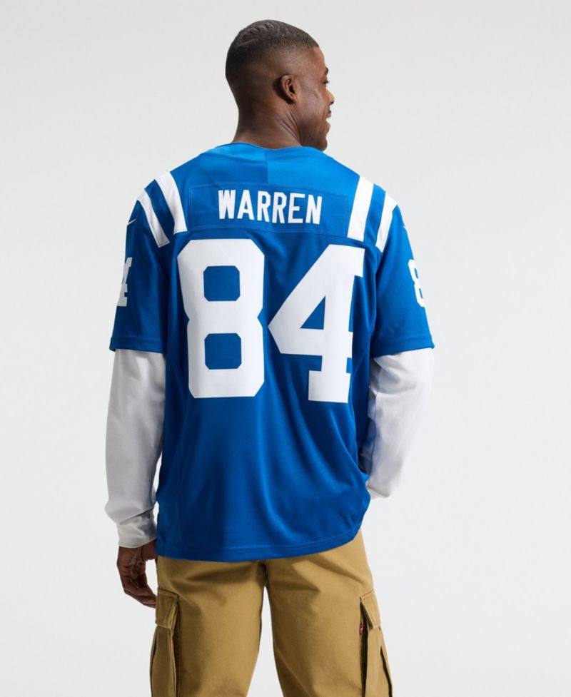 Men's Tyler Warren Royal Indianapolis Colts Vapor F.U.S.E. Stitched Limited Jersey