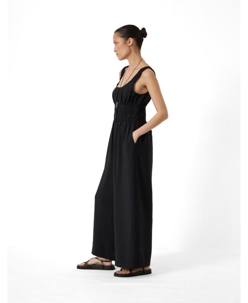 Women's Wrenna Gathered Straps Airflow Jumpsuit