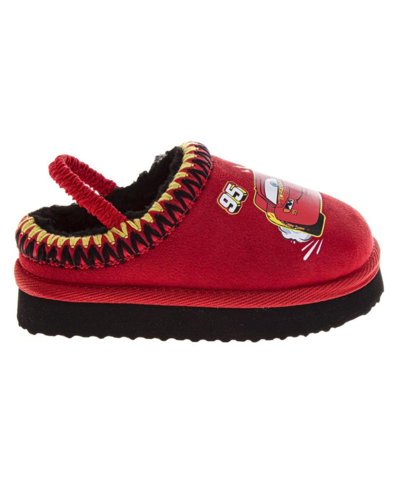 Toddler Boy's (5-12) Cars Lightning Slippers Soft, Cozy, and Comfortable Footwear