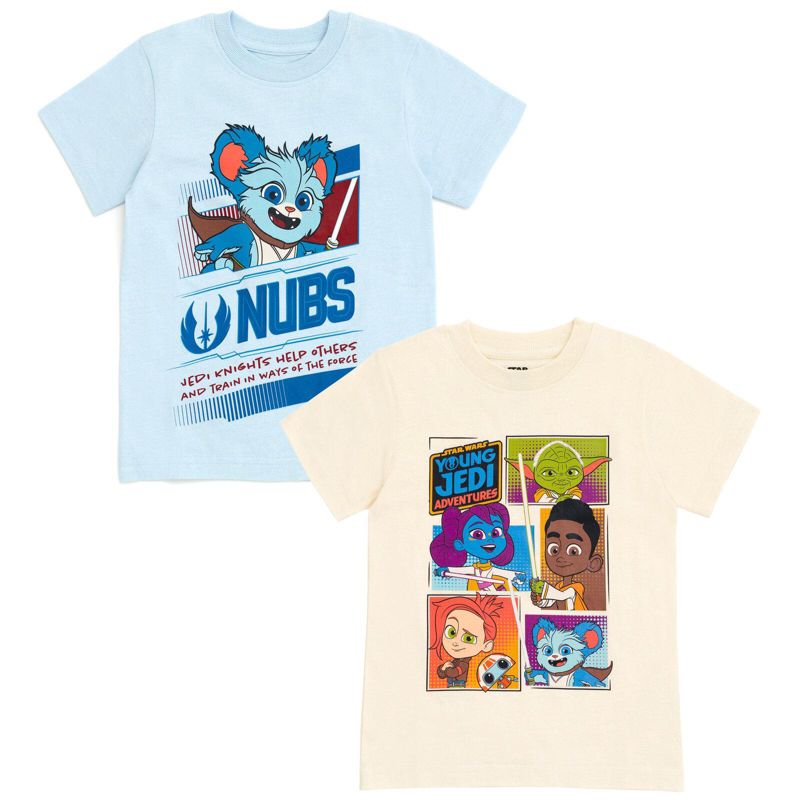 Toddler Boys Boba Fett Young Jedi Adventures 2 Pack T-Shirts