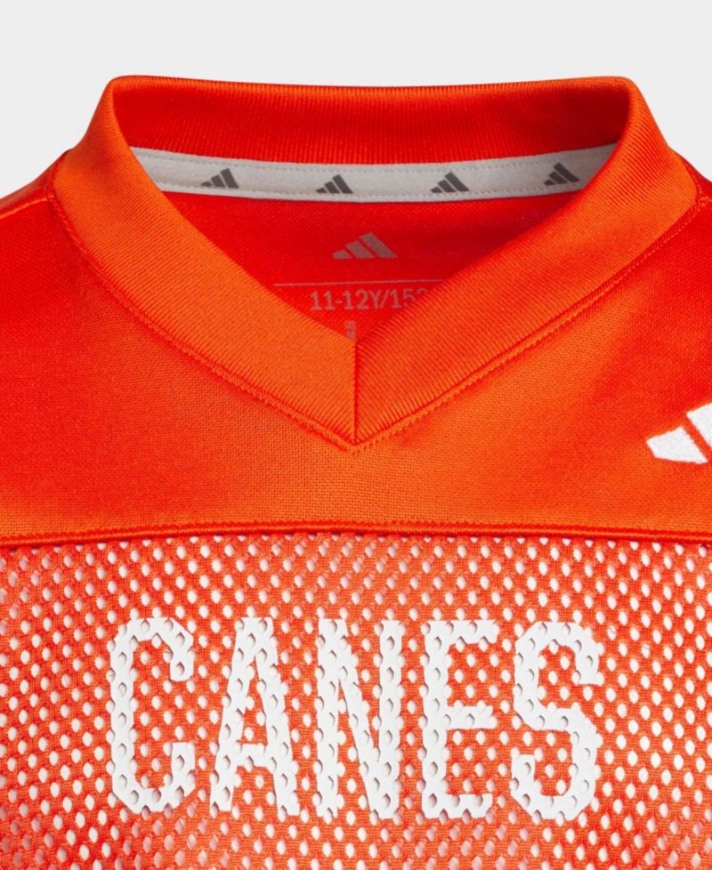 Boys' and Girls' Miami Hurricanes Mesh Replica Tailgate Jersey