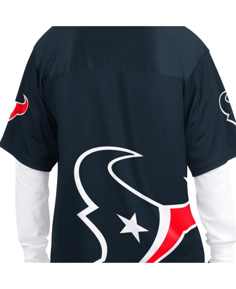 Men's Scarlet/White San Francisco 49ers Short Sleeve Long Sleeve T-Shirt Combo Pack