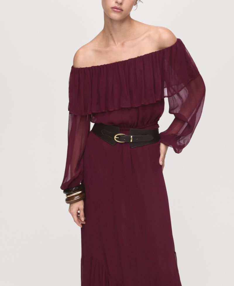 Women's Ruffles Strapless Dress