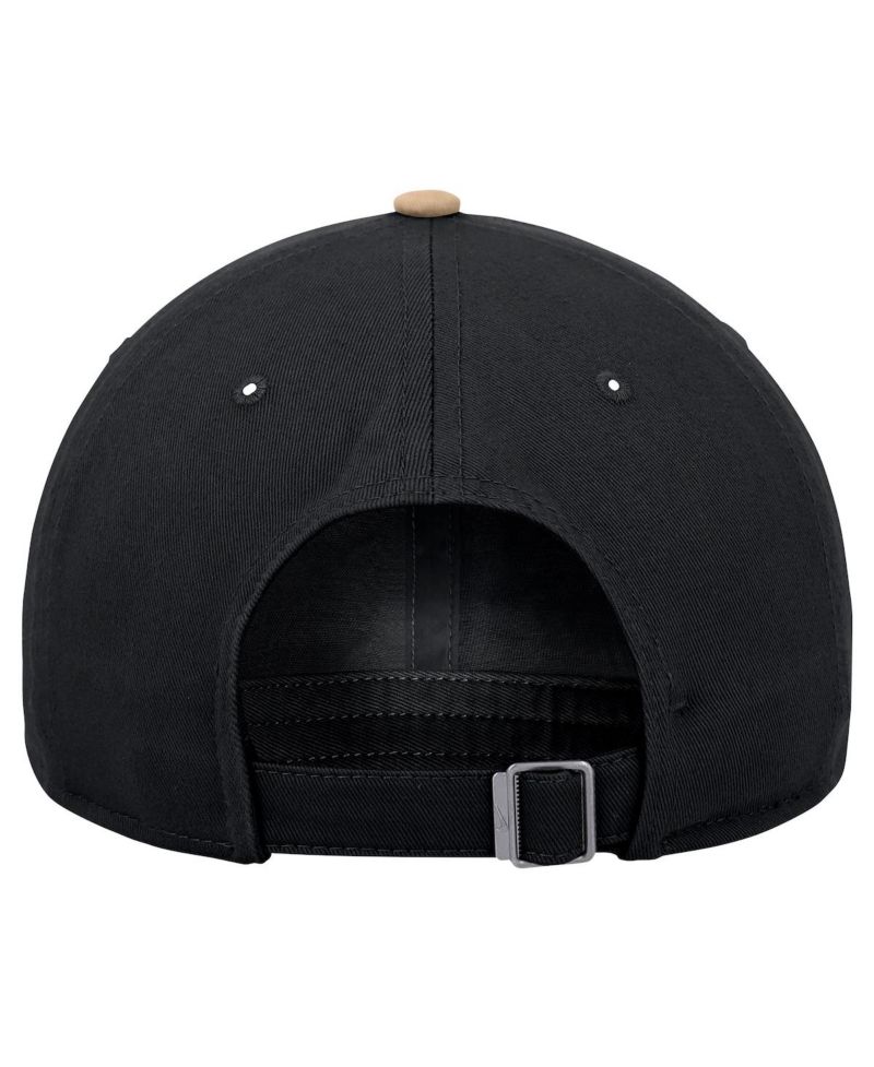 Men's Black Wake Forest Demon Deacons Color Block Club Adjustable Hat