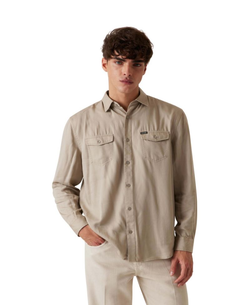 Men's Washed Fluid Shirt