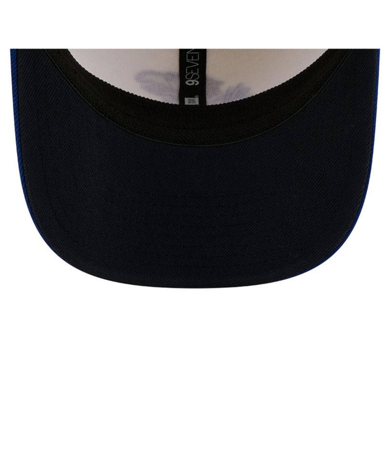 Men's White/Royal Kansas Jayhawks America's 250th 9SEVENTY Adjustable Hat