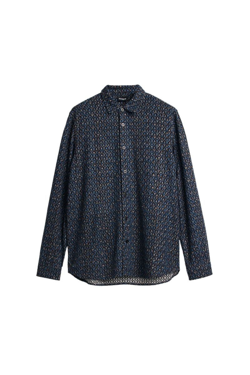 Men's Ethnic embroidered shirt