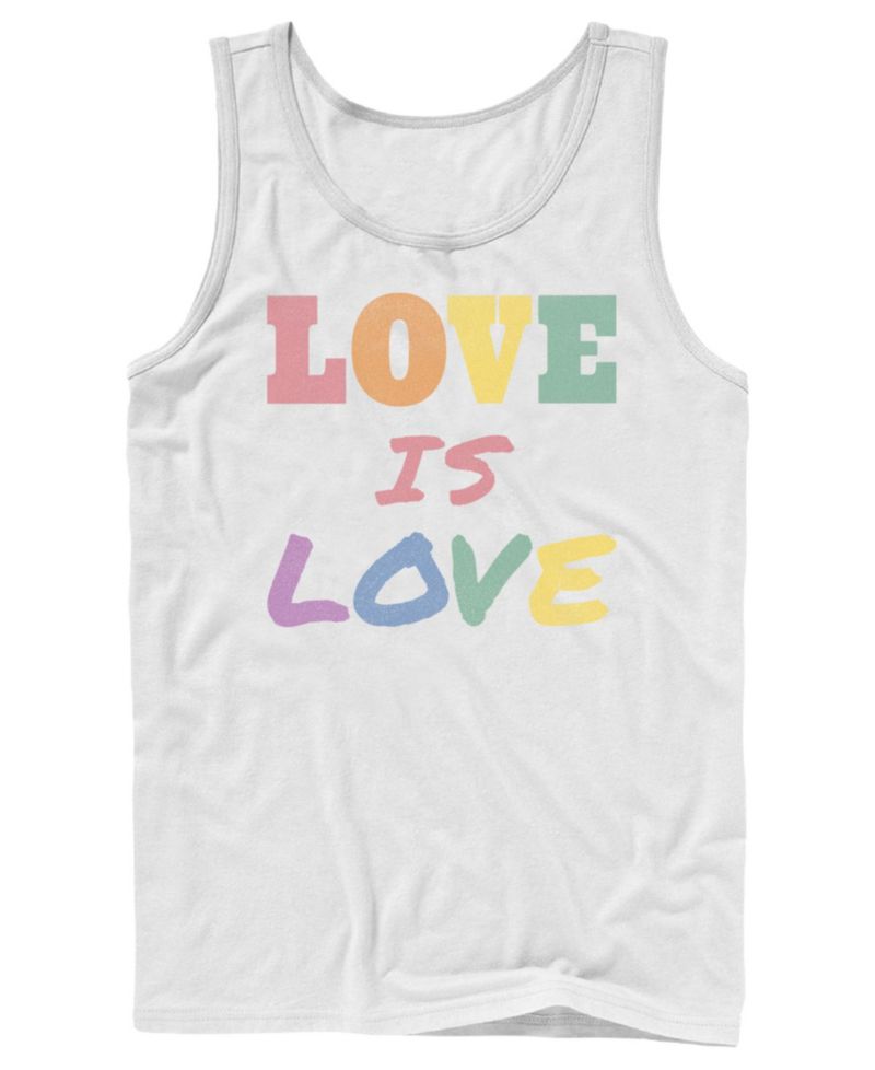 Men's Love Is Love Sleeveless Tank Top