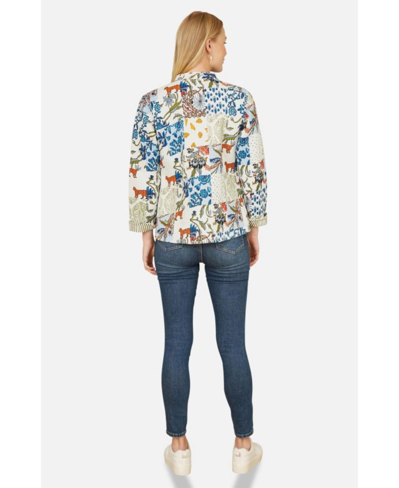 Women's Indian Patchwork Reversible Jacket