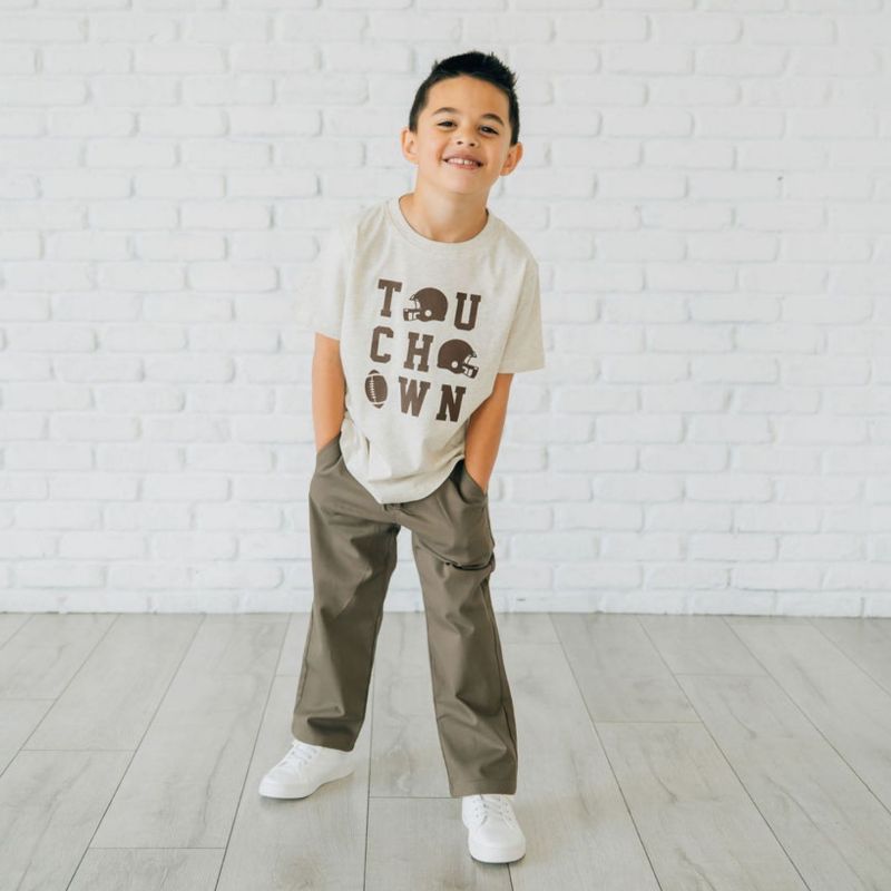 Baby Boys Touchdown Grid Short Sleeve T-Shirt